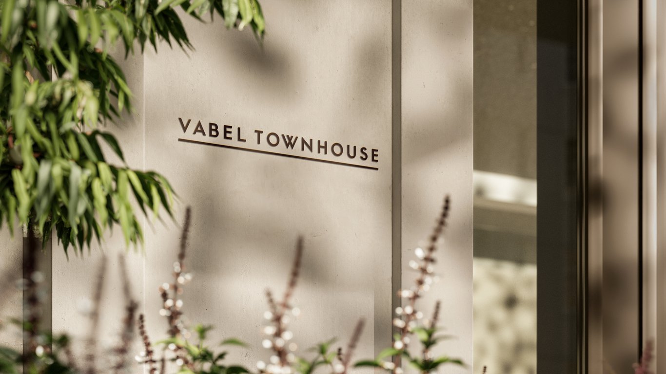 Vabel Townhouse Exterior Signage 1